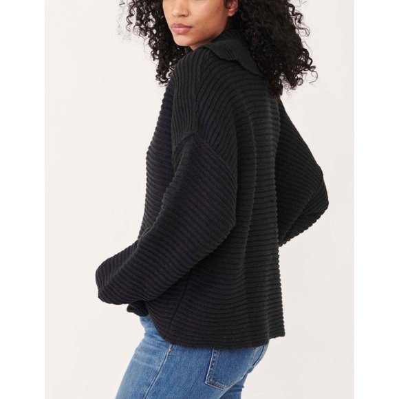 🎉LAST CHANCE🎉 NWT Free People Marlie Pullover / Black - Picture 3 of 7